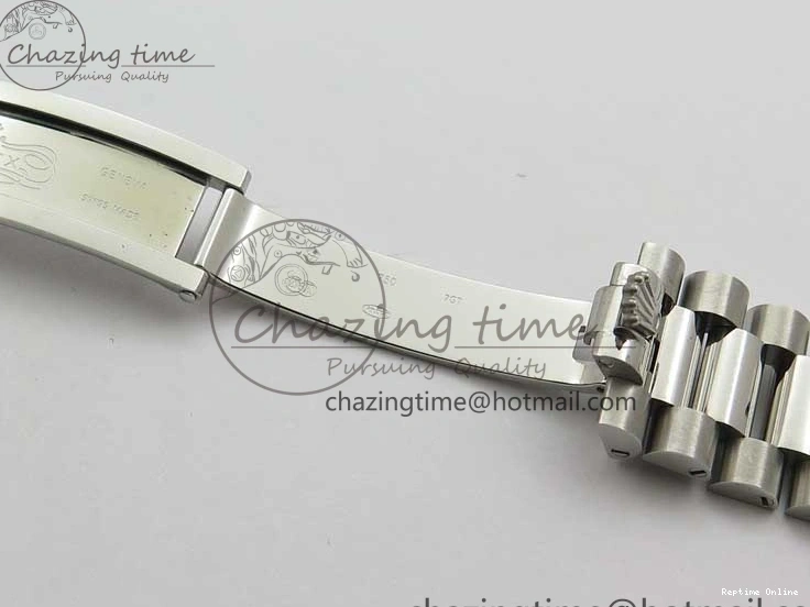 0114 Affordable Day-Date 40mm 228239 BP New Dial Version 904 SS Green Stick Markers Dial on SS President Bracelet A 2817